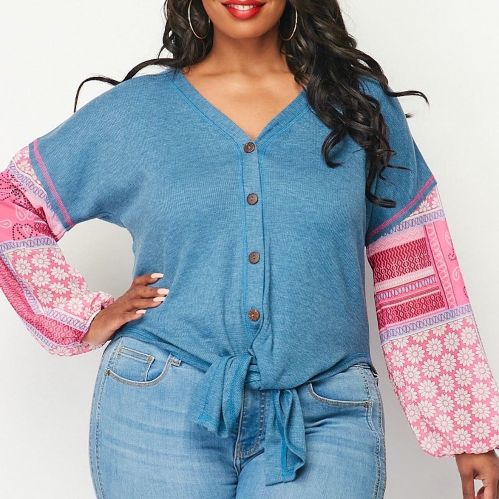 Baea Women's Boho Mixed Cardigan